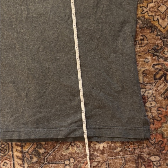 Ladies Cross Creek Gray 100% Cotton Long Sleeve T Shirt - Picture 5 of 7